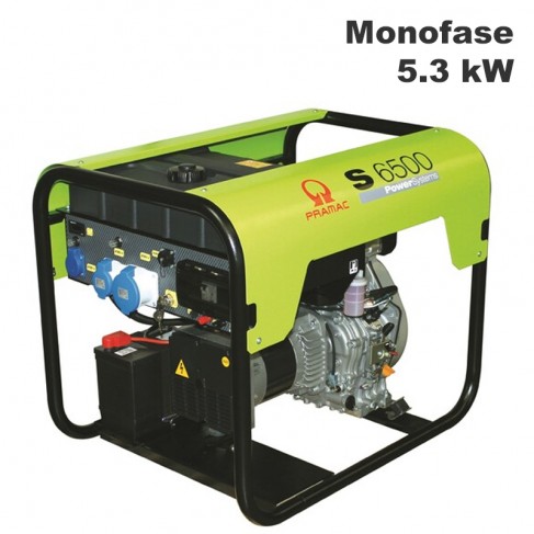 Generatore di corrente diesel Pramac S6500 Monofase 5.3kW Pramac - 1