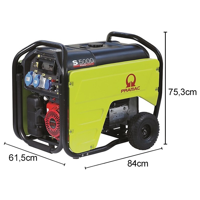 Generatore di corrente a benzina Pramac S5000 Monofase 4.8kW con predisposizione accessori Pramac - 5 Generatore di corrente a benzina Pramac S5000 Monofase 4.8kW con predisposizione accessori Pramac - 5