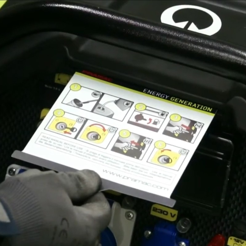 Generatore di corrente a benzina Pramac S8000 Monofase 6.4kW con predisposizione accessori e AVR Pramac - 3 Generatore di corrente a benzina Pramac S8000 Monofase 6.4kW con predisposizione accessori e AVR Pramac - 3