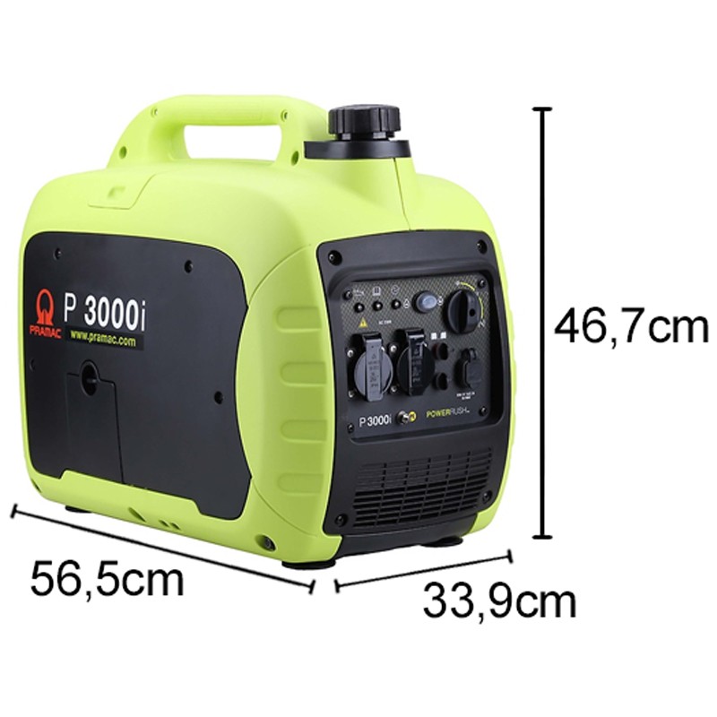 Generatore di corrente portatile a benzina Pramac P3000i Inverter Monofase 2.5Kw Pramac - 4 Generatore di corrente portatile a benzina Pramac P3000i Inverter Monofase 2.5Kw Pramac - 4