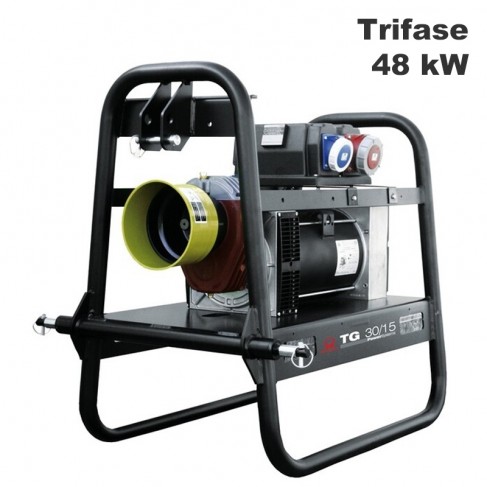 Generatore di corrente a cardano per trattori Pramac TG48/15 Trifase 48kW con AVR