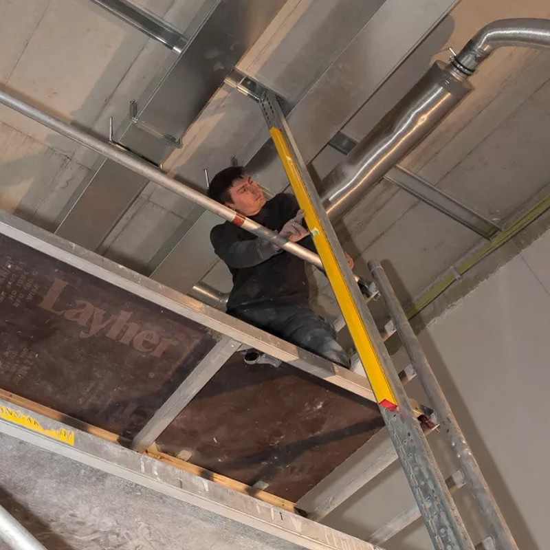 Livella a bolla magnetica Stabila Type 80 ASM in alluminio a profilo rettangolare con nervature di rinforzo, 60-80cm Stabila - 4 Livella a bolla magnetica Stabila Type 80 ASM in alluminio a profilo rettangolare con nervature di rinforzo, 60-80cm Stabila - 4