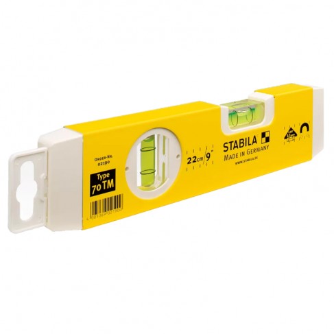 Livella a bolla magnetica compatta Stabila Type 70 TM in alluminio a profilo liscio rettangolare, 22cm Stabila - 1