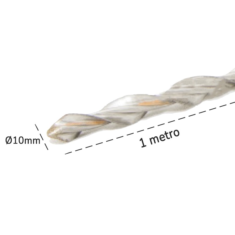Barre elicoidali Dakota Helikon Pro in acciaio inox AISI 316 - Ø10mm x 1mt (20pz) Barre elicoidali Dakota Helikon Pro in acciaio inox AISI 316 - Ø10mm x 1mt (20pz)
