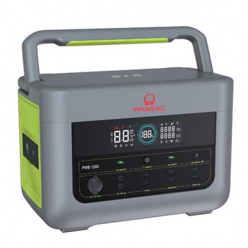 Portable power station Pramac PWB1200 monofase potenza 1,2kW, capacità 1075Wh Pramac - 1