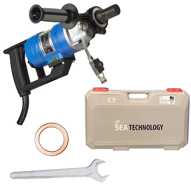 Carotatore a umido Sea Technology Seadrill 1600A per calcestruzzo fortemente armato,1600W Sea Technology - 2 Carotatore a umido Sea Technology Seadrill 1600A per calcestruzzo fortemente armato,1600W Sea Technology - 2