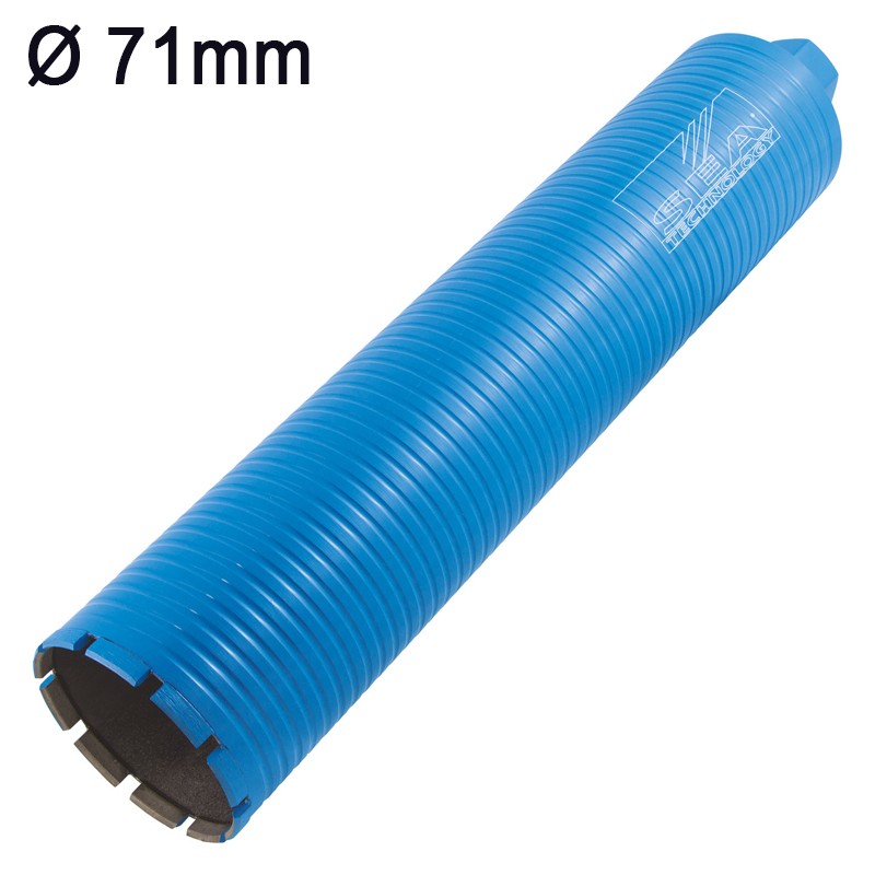 Corona diamantata Sea Technology Tre 450 per carotatura a umido attacco 1.1/4", 71mm Corona diamantata Sea Technology Tre 450 per carotatura a umido attacco 1.1/4", 71mm