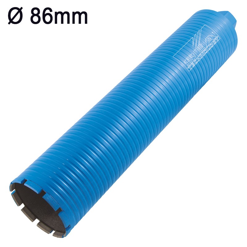 Corona diamantata Sea Technology Tre 450 per carotatura a umido attacco 1.1/4", 86mm Corona diamantata Sea Technology Tre 450 per carotatura a umido attacco 1.1/4", 86mm