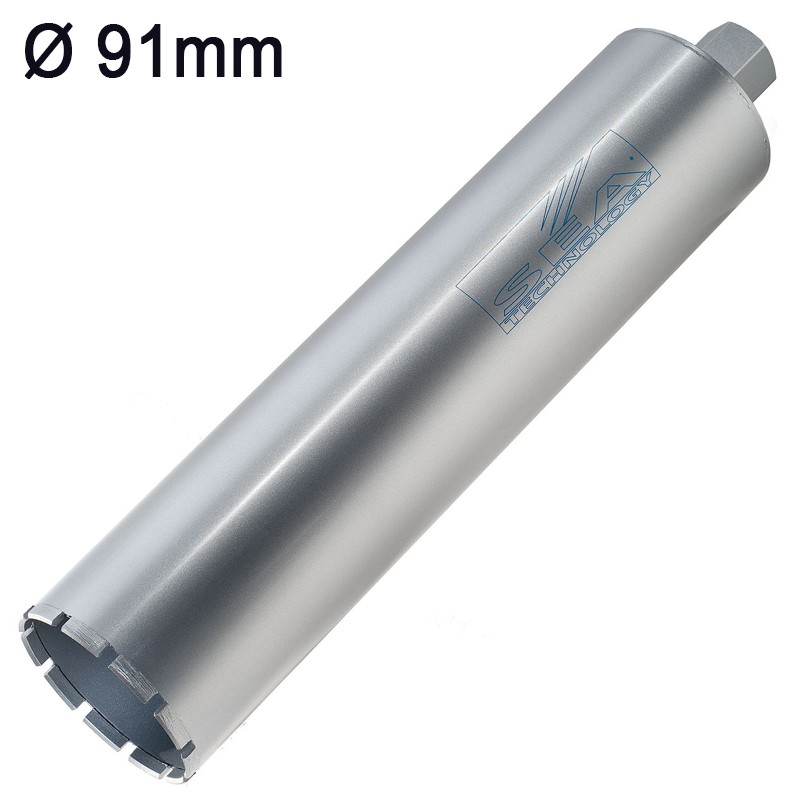 Corona diamantata a umido Sea Technology Due 450 per calcestruzzo attacco 1.1/4", 91mm Corona diamantata a umido Sea Technology Due 450 per calcestruzzo attacco 1.1/4", 91mm