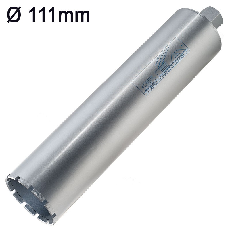 Corona diamantata a umido Sea Technology Due 450 per calcestruzzo attacco 1.1/4", 111mm Corona diamantata a umido Sea Technology Due 450 per calcestruzzo attacco 1.1/4", 111mm