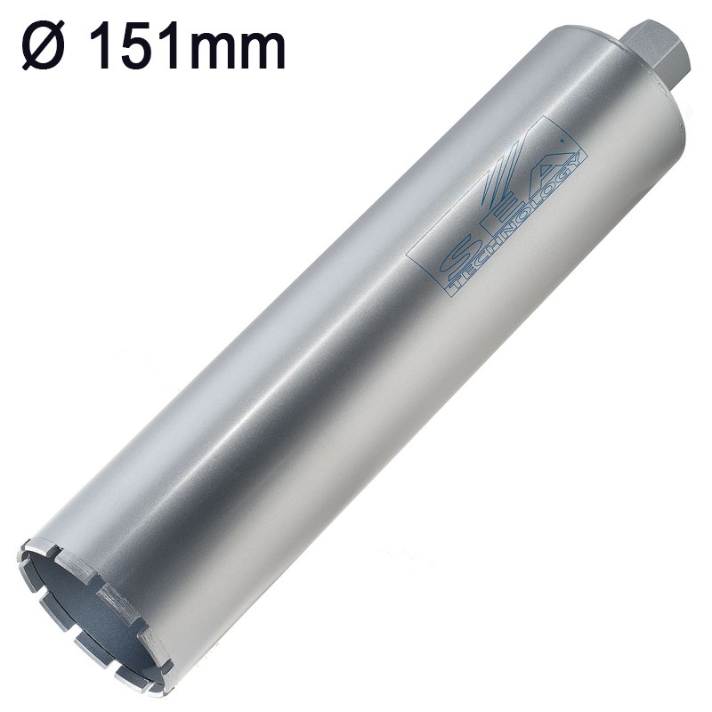 Corona diamantata a umido Sea Technology Due 450 per calcestruzzo attacco 1.1/4", 151mm Corona diamantata a umido Sea Technology Due 450 per calcestruzzo attacco 1.1/4", 151mm