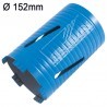 Corona diamantata a secco Sea Technology Tre 150 per cemento armato attacco M16, 152mm Corona diamantata a secco Sea Technology Tre 150 per cemento armato attacco M16, 152mm