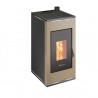 Stufa a pellet ermetica TermoVana Sofia 9 UP Tortora Vintage con uscita fumi superiore, 8kW Stufa a pellet ermetica TermoVana Sofia 9 UP Tortora Vintage con uscita fumi superiore, 8kW