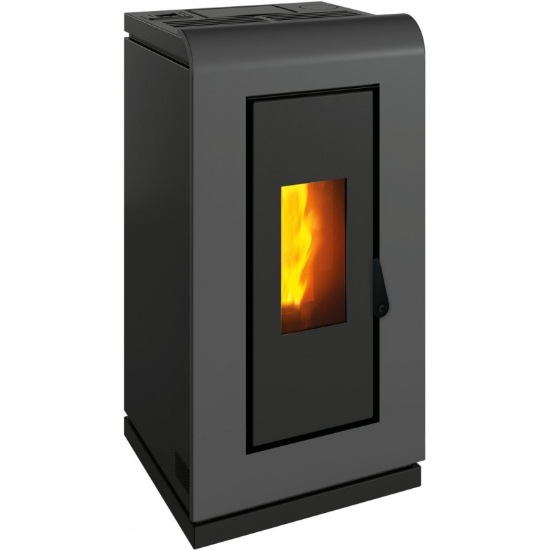 Stufa a pellet ermetica TermoVana King 14 Grafite Opaco canalizzabile, 12,6kW Stufa a pellet ermetica TermoVana King 14 Grafite Opaco canalizzabile, 12,6kW
