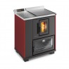 Cucina a pellet TermoVana Desy 9.0 Bordeaux Vintage con sistema di canalizzazione ad 1 motore, 8,8kW Cucina a pellet TermoVana Desy 9.0 Bordeaux Vintage con sistema di canalizzazione ad 1 motore, 8,8kW