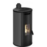 Stufa a pellet ermetica TermoVana Louvre 9 PJ Grafite Opaco con scarico Poujoulat, 8,8kW Stufa a pellet ermetica TermoVana Louvre 9 PJ Grafite Opaco con scarico Poujoulat, 8,8kW