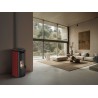 Stufa a pellet ermetica TermoVana Louvre 9 UP Bordeaux Vintage con sarico superiore, 8,8kW Stufa a pellet ermetica TermoVana Louvre 9 UP Bordeaux Vintage con sarico superiore, 8,8kW