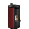 Stufa a pellet ermetica TermoVana Louvre 9 UP Bordeaux Vintage con sarico superiore, 8,8kW Stufa a pellet ermetica TermoVana Louvre 9 UP Bordeaux Vintage con sarico superiore, 8,8kW
