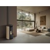 Stufa a pellet ermetica TermoVana Louvre 9 UP Tortora Vintage con sarico superiore, 8,8kW Stufa a pellet ermetica TermoVana Louvre 9 UP Tortora Vintage con sarico superiore, 8,8kW