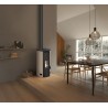 Stufa a pellet ermetica TermoVana Fancy 12 PJ Tortora Vintage canalizzabile con scarico superiore Poujoulat, 11kW Termovana - 6 Stufa a pellet ermetica TermoVana Fancy 12 PJ Tortora Vintage canalizzabile con scarico superiore Poujoulat, 11kW Termovana - 6