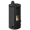 Stufa a pellet ermetica TermoVana Fancy 12 PJ Grafite Opaco canalizzabile con scarico superiore Poujoulat, 11kW Termovana - 1 Stufa a pellet ermetica TermoVana Fancy 12 PJ Grafite Opaco canalizzabile con scarico superiore Poujoulat, 11kW Termovana - 1