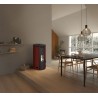 Stufa a pellet ermetica TermoVana Fancy 12 BACK Bordeaux Vintage canalizzabile con scarico posteriore, 11kW Stufa a pellet ermetica TermoVana Fancy 12 BACK Bordeaux Vintage canalizzabile con scarico posteriore, 11kW