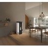 Stufa a pellet ermetica TermoVana Fancy 12 BACK Bianco Opaco canalizzabile con scarico posteriore, 11kW Stufa a pellet ermetica TermoVana Fancy 12 BACK Bianco Opaco canalizzabile con scarico posteriore, 11kW