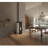 Stufa a pellet ermetica TermoVana Fancy 12 UP Tortora Vintage canalizzabile con scarico superiore, 11kW Stufa a pellet ermetica TermoVana Fancy 12 UP Tortora Vintage canalizzabile con scarico superiore, 11kW