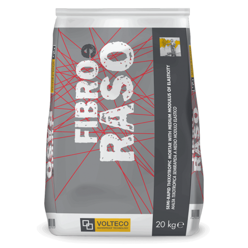 Malta tixotropica Volteco FibroeRaso (Sacco da 20 Kg)