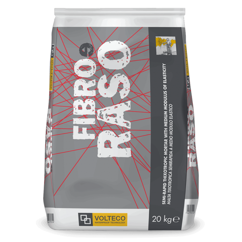 Malta tixotropica Volteco FibroeRaso (Sacco da 20 Kg)