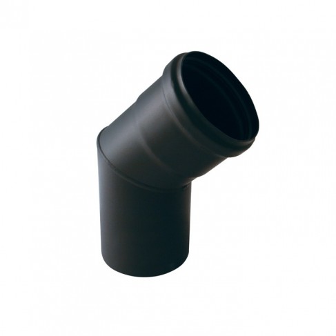 Curva 45° DN 100 AN FIRE FE nero opaco SP 1