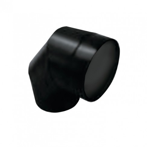 Curva 90° DN 150 AN FIRE FE nero opaco satinato SP 2