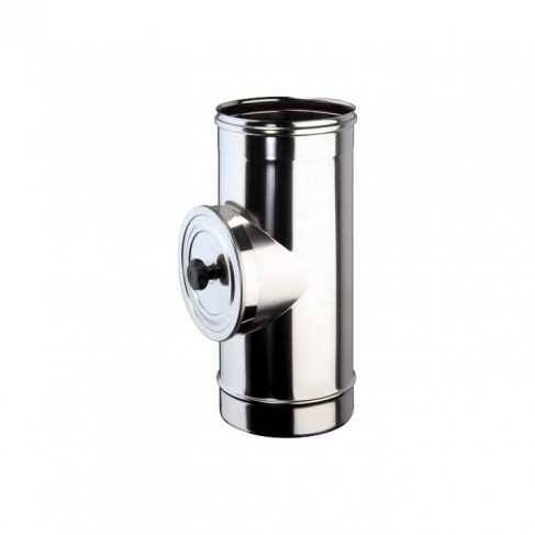 Elemento ispezione con tappo DN 80 T200° P1 AISI 316L BA - AN PLUS