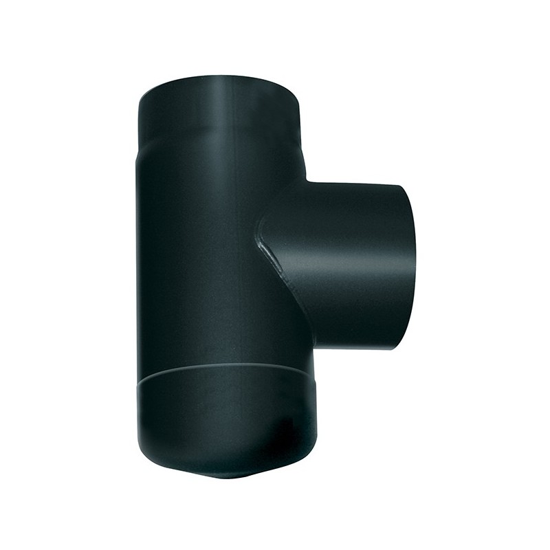 Raccordo a T 90° DN150 con tappo e manicotto M/M - AN FIRE FE