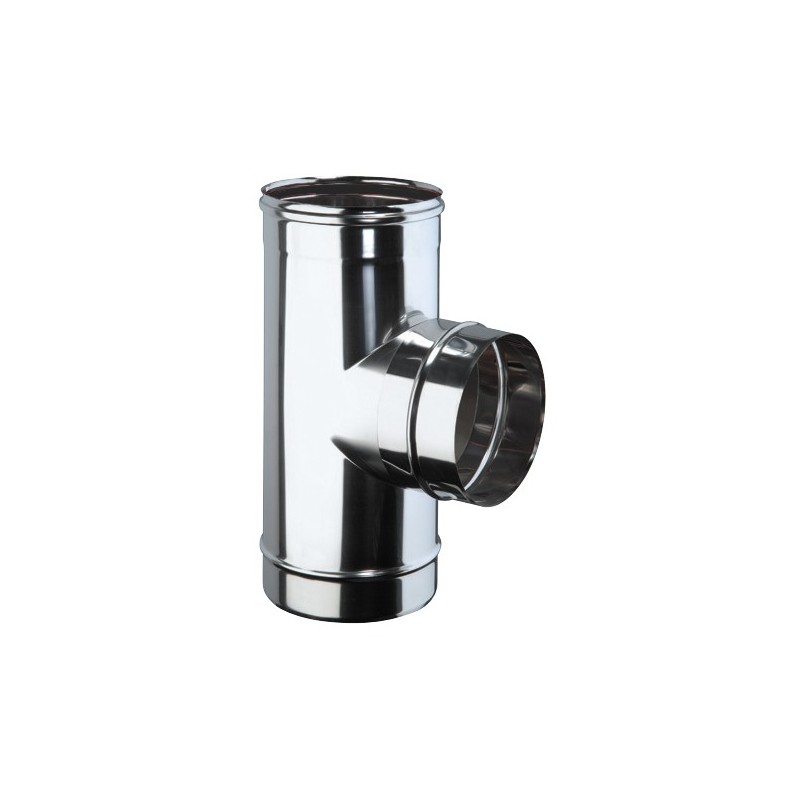 Raccordo a T 90° INOX DN 150 AISI 316L BA