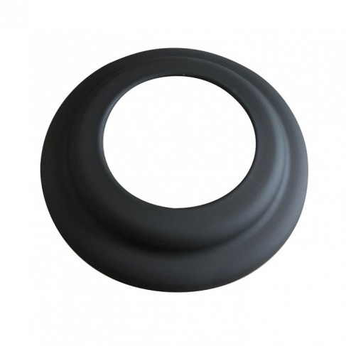 Rosone coprimuro DN100 AN FIRE FE Nero opaco