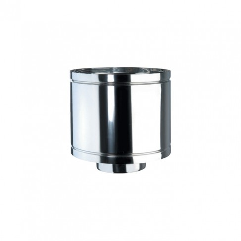 Terminale antintemperie controventato DN 100 AISI 316L BA