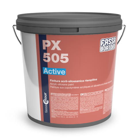 Finitura Fassa PX505 acril-silossanica riempitiva bianca (Secchio da 5 e 14 lt)
