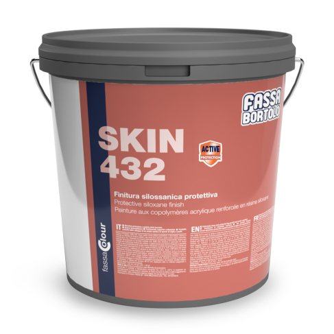 Finitura Fassa Skin 432 silossanica protettiva bianco (Secchio da 14 lt) Fassa Bortolo - 1
