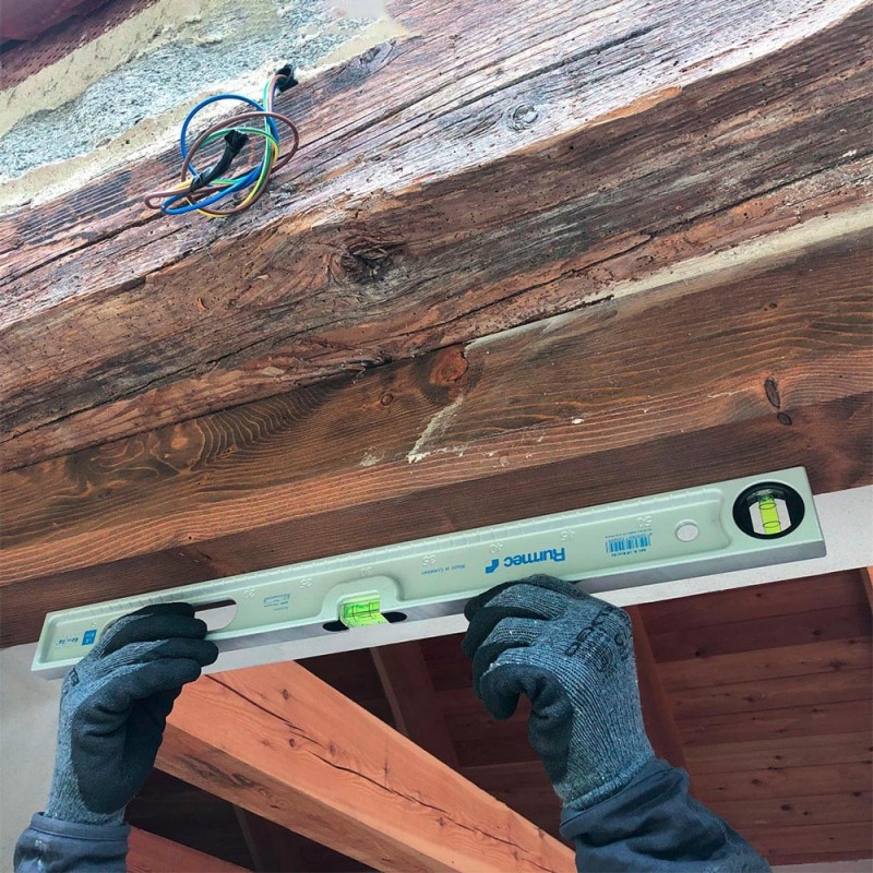 Livella a bolla Rurmec LR 820 con profilo pressofuso e scala graduata, 40-80cm Rurmec - 2