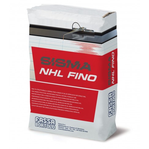 Malta strutturale Fassa SISMA NHL FINO a grana fine (Sacco da 25 kg) Fassa Bortolo - 1