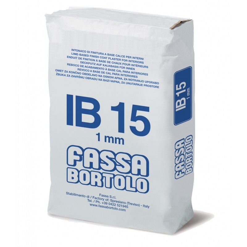Finitura Fassa IB 15 a base di calce (Sacco da 25 Kg) Fassa Bortolo - 1 Finitura Fassa IB 15 a base di calce (Sacco da 25 Kg) Fassa Bortolo - 1