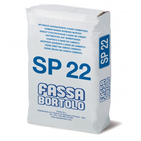 Rinzaffo Fassa SP22 a base cementizia per superfici in calcestruzzo (Sacco da 25 Kg) Fassa Bortolo - 1