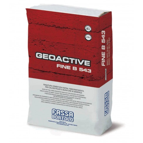Rasante cementizio Fassa Geoactive Fine B543 rapido grigio (Sacco da 25 Kg) Fassa Bortolo - 1