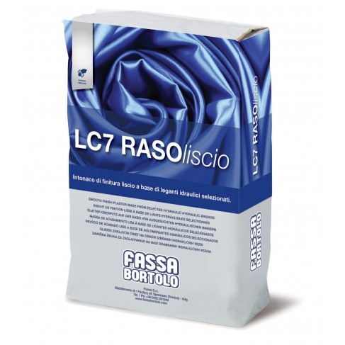 Intonaco Fassa Rasoliscio LC7 di finitura liscio a base di leganti idraulici selezionati (Sacco da 20 Kg) Fassa Bortolo - 1