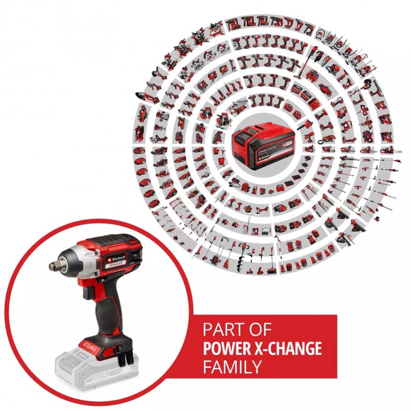 EINHELL AVVITATORE A IMPULSI A BATTERIA IMPAXXO 18/230