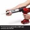 EINHELL PISTOLA PER SILICONE A CARTUCCIA TE-SG 18/10 Li-Solo