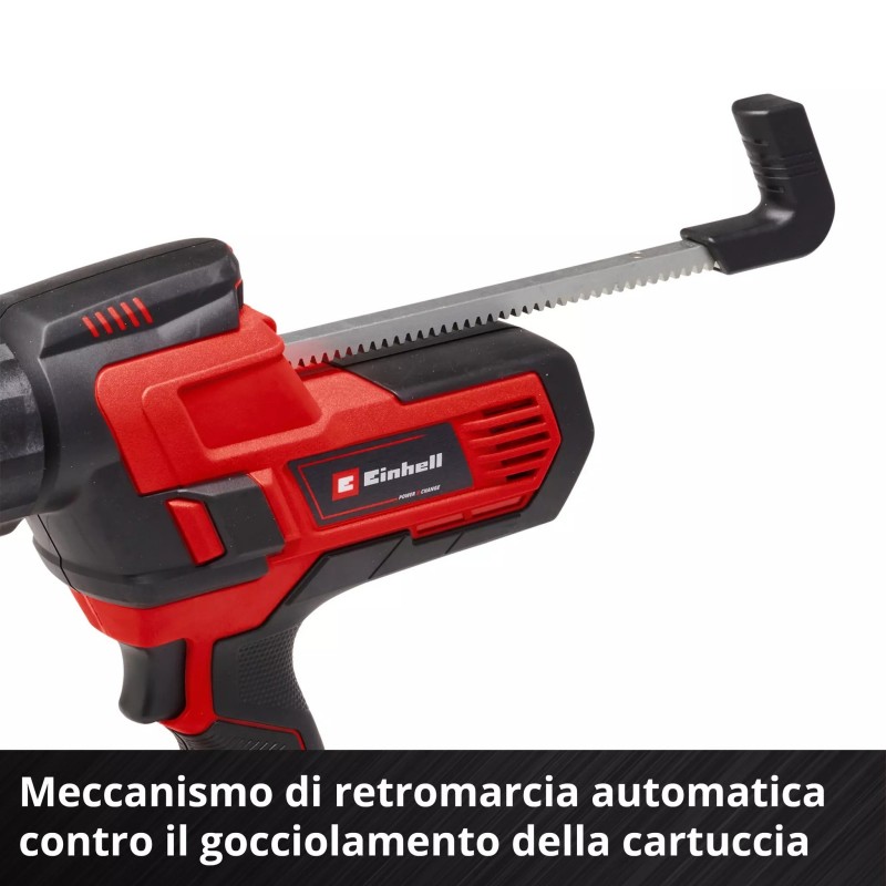 EINHELL PISTOLA PER SILICONE A CARTUCCIA TE-SG 18/10 Li-Solo