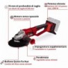 EINHELL SMERIGLIATRICE ANGOLARE A BATTERIA AXXIO 36/230 Q