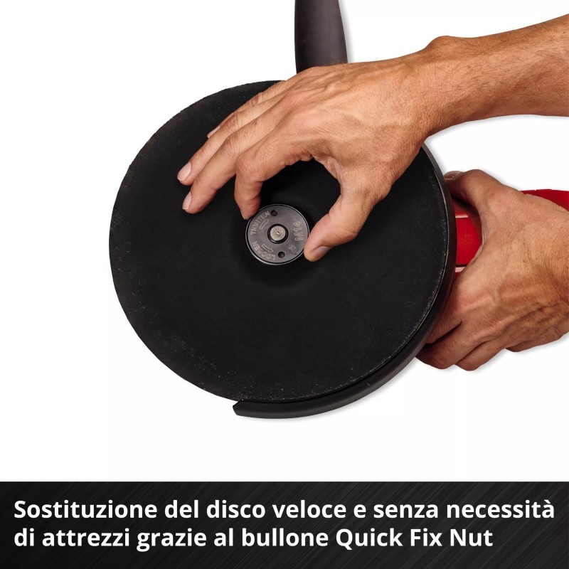 EINHELL SMERIGLIATRICE ANGOLARE A BATTERIA AXXIO 36/230 Q